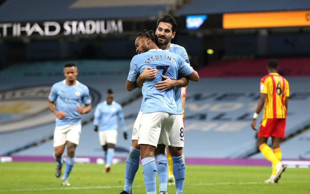  格瓦迪奥尔乌龙送礼曼城憾平卢顿